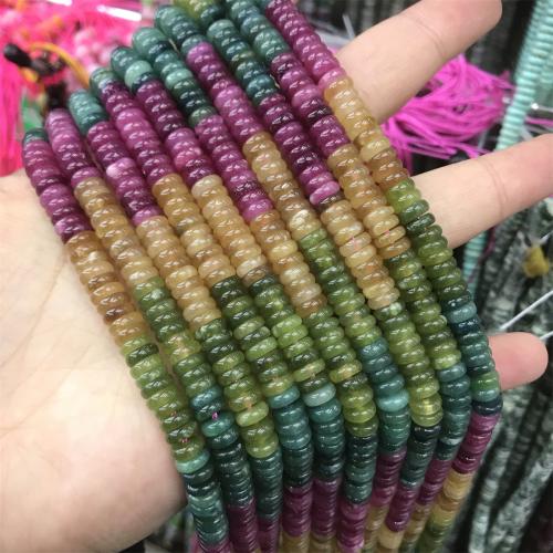Perles de Tourmaline naturels, DIY & normes différentes pour le choix, couleurs mélangées, Vendu par brin