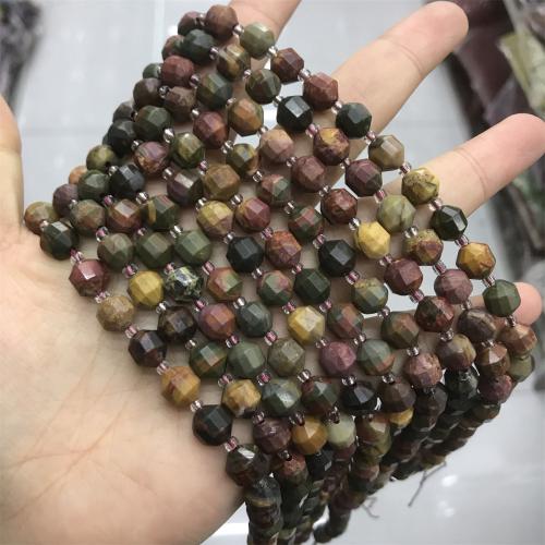Perles de pierre gemme unique, Jaspe Picasso, DIY & normes différentes pour le choix, couleurs mélangées, Vendu par brin