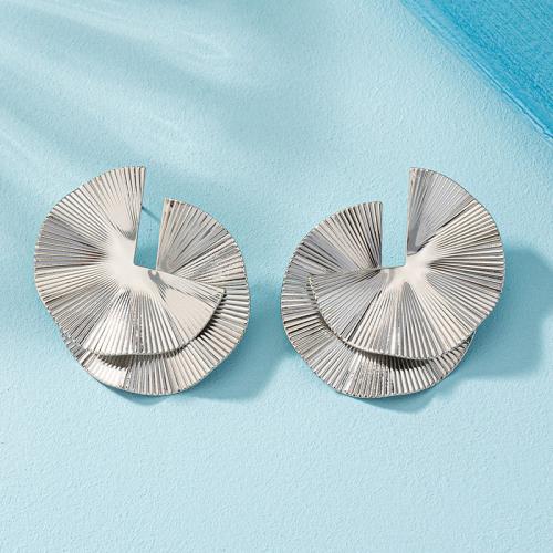 Iron Stud Earring, plated, fashion jewelry & for woman 
