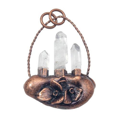 Pendentif bijoux de pierre gemme, avec alliage de zinc, Placage, DIY, plus de couleurs à choisir Vendu par PC