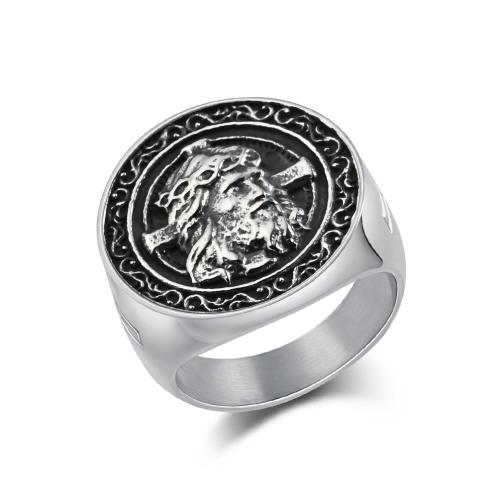 Bague en acier inoxydable, Acier inoxydable 304, Placage, bijoux de mode & normes différentes pour le choix, plus de couleurs à choisir, Vendu par PC