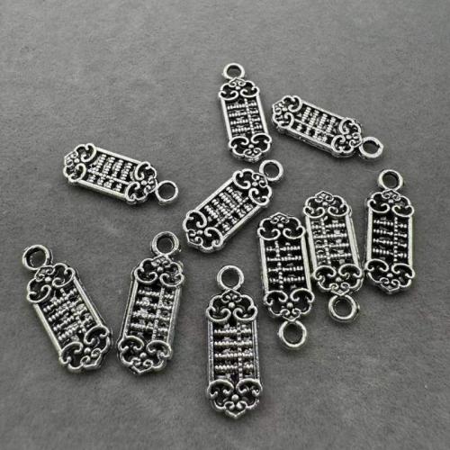 Zinklegierung Werkzeug Anhänger, Abakus,Rechenbrett, antik silberfarben plattiert, DIY, verkauft von PC[