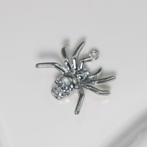 Zinklegierung Tier Anhänger, Spinne, plattiert, DIY, keine, 5.3mm, verkauft von PC[