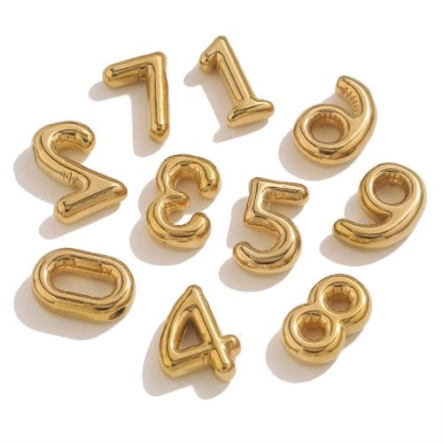 Pendentifs en acier inoxydable, Acier inoxydable 304, numéro, Placage, DIY & modèles différents pour le choix & creux, plus de couleurs à choisir, Vendu par PC