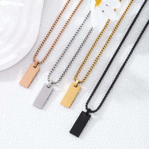 Collier en acier inoxydable Pull, Acier inoxydable 304, Placage, bijoux de mode & longueur différente pour le choix & unisexe, plus de couleurs à choisir, Vendu par PC
