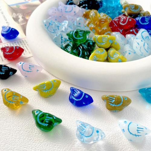Tier Lampwork Perlen, Vogel, DIY, keine, 21x11.5mm, 50PCs/Tasche, verkauft von Tasche