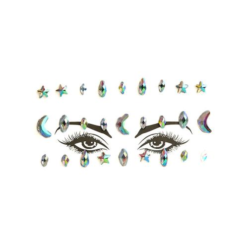 autocollant de tatouage, strass acrylique, DIY & styles différents pour le choix & pour femme Vendu par PC