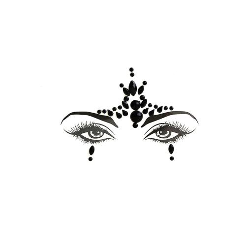 autocollant de tatouage, strass acrylique, DIY & styles différents pour le choix & pour femme Vendu par PC