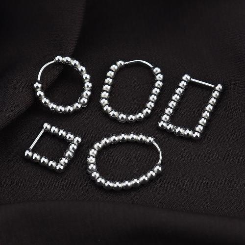 Boucle d'oreille goutte inox, Acier inoxydable 304, Placage, bijoux de mode & unisexe & styles différents pour le choix, plus de couleurs à choisir, Vendu par paire