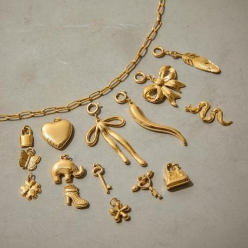 Pendentifs en acier inoxydable, Acier inoxydable 304, Placage, DIY & styles différents pour le choix, doré, Vendu par sac