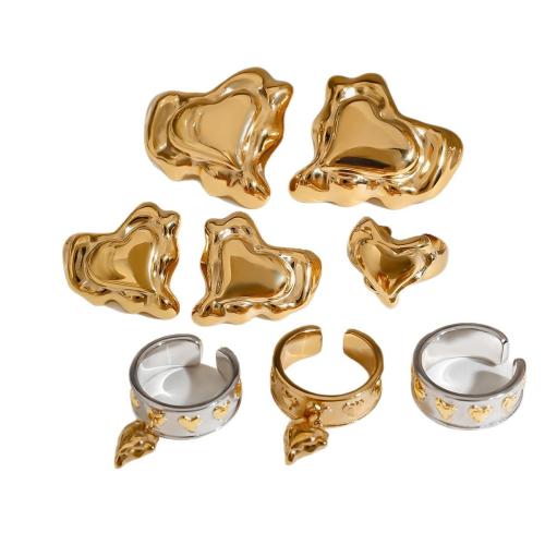 Conjuntos de joyería de acero inoxidable, acero inoxidable 304, chapado, diferentes estilos para la opción & para mujer, Vendido por UD