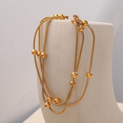 Titanium Steel Bracelet & Bangle, gold color plated, fashion jewelry, golden 