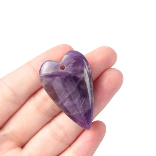 Pendentif bijoux de pierre gemme, coeur, DIY & modèles différents pour le choix, plus de couleurs à choisir, Vendu par PC