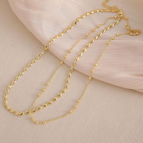 ブラスセーターチェーンネックレス, 銅, ゴールドメッキ, ファッションジュエリー & ユニセックス & 異なるスタイルを選択, 売り手 パソコン[