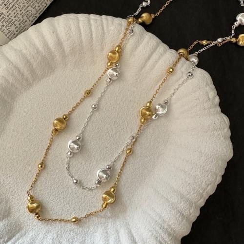 Argent sterling 925 collier, avec 2inch chaînes de rallonge, Placage, bijoux de mode & pour femme, plus de couleurs à choisir Environ 15.7 pouce, Vendu par PC