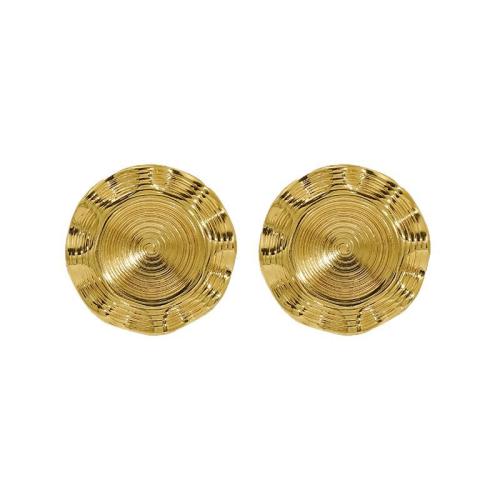Серьги из нержавеющей стали, Нержавеющая сталь 304, 18K позолоченный, ювелирные изделия моды & Женский, продается Пара