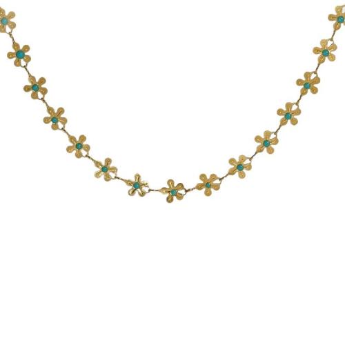 ステンレス鋼のジュエリーネックレス, 304ステンレススチール, 18Kゴールドメッキ, ファッションジュエリー & 女性用 & エナメル, 長さ:40 センチ, 売り手 パソコン