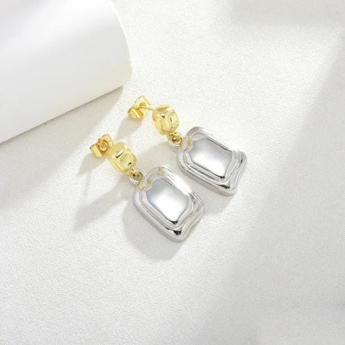 Boucle d'oreille en goutte de laiton, Placage, bijoux de mode & pour femme, plus de couleurs à choisir, Vendu par paire