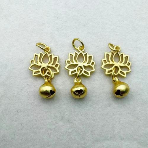 Bijoux pendentifs en Zinc alliage , alliage de zinc, Placage de couleur d'or, DIY, doré Vendu par sac