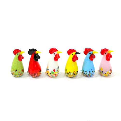 Glass Decoration, Chicken, fashion jewelry [