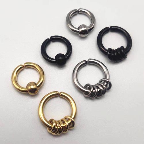 Acier inoxydable 304 manchette d'oreille, Placage, bijoux de mode & unisexe & styles différents pour le choix, Vendu par PC