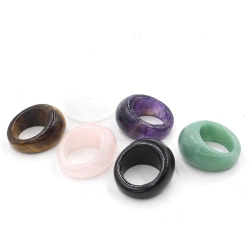 Bague pierre précieuse, Pierre naturelle, bijoux de mode, plus de couleurs à choisir, The diameter of the ring opening is approximately 18mm, Vendu par PC