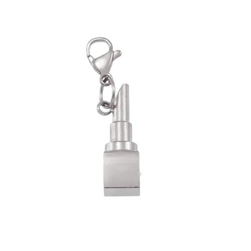colgantes del acero inoxidable con cúbico zirconia, acero inoxidable 304, con cúbica circonia, chapado, Bricolaje & diferentes estilos para la opción, más colores para la opción, Vendido por UD