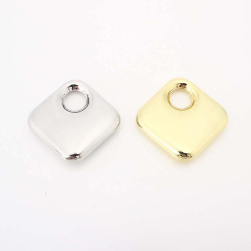 Bijoux pendentifs en laiton, Carré, DIY, plus de couleurs à choisir, Vendu par PC