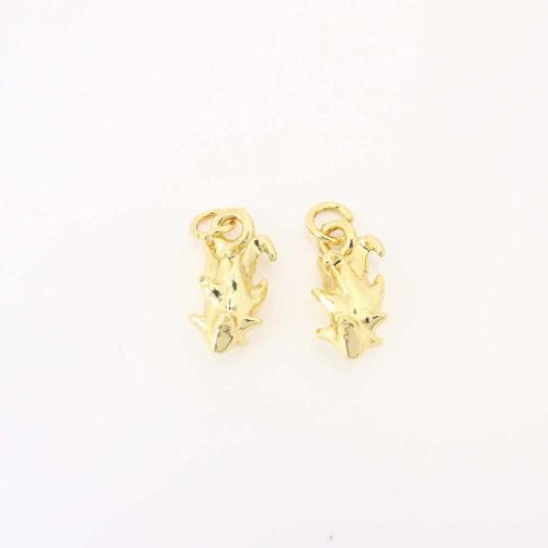 Bijoux pendentifs en laiton, DIY, doré, Vendu par PC