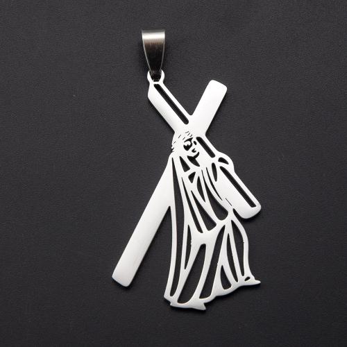 Pendentifs en acier inoxydable, Acier inoxydable 304, Placage de couleur argentée, DIY, argent Vendu par PC