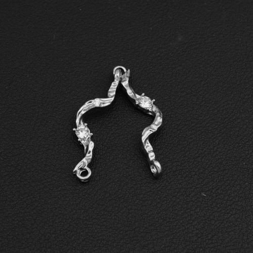 Bijoux pendentifs en Zinc alliage , alliage de zinc, Placage de couleur argentée, DIY, argent, Vendu par PC