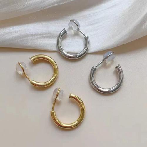 alliage de zinc manchette d'oreille, avec silicone, Placage, bijoux de mode & pour femme, plus de couleurs à choisir Vendu par paire