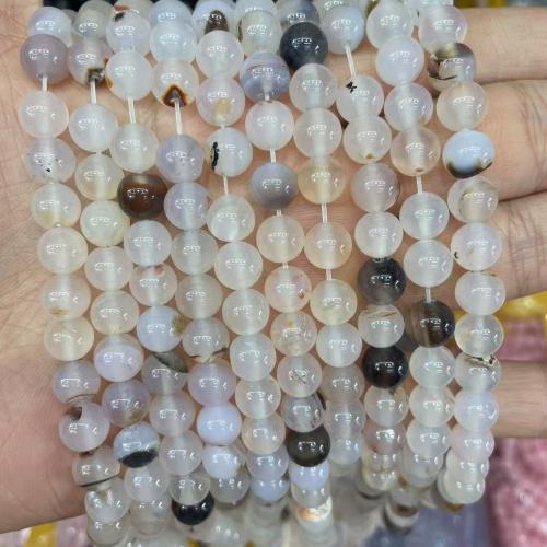 Perles agates, Agate, Rond, DIY & normes différentes pour le choix, couleurs mélangées, Vendu par brin