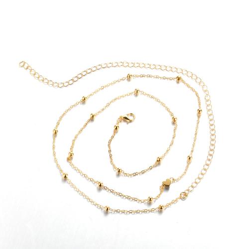 Decorative Chain Belt, Zinc Alloy, fashion jewelry & for man, golden .5 cm 