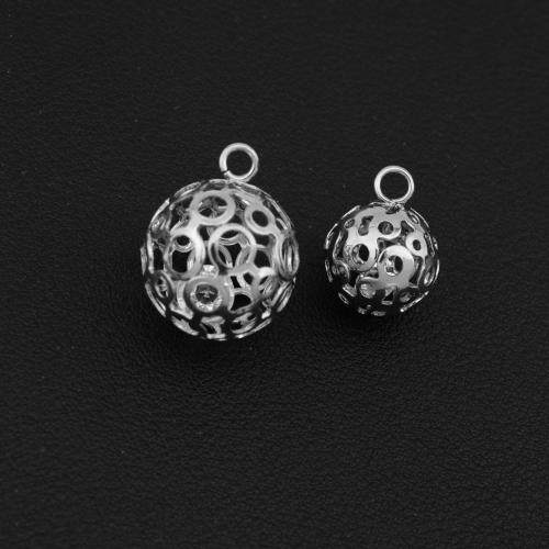 Hollow Brass Pendants, silver color plated, DIY, silver color 