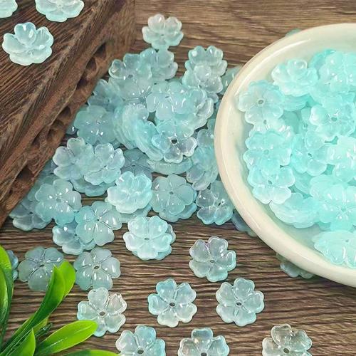 бусины Lampwork ручной работы, Лэмпворк, Форма цветка, покрыт лаком, DIY, Много цветов для выбора, 10mm, продается PC
