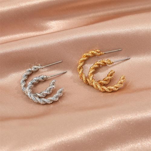 alliage de zinc boucle d oreille dormeuse, Placage, bijoux de mode & pour femme, plus de couleurs à choisir, 20mm, Vendu par paire