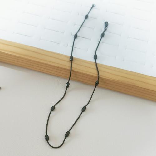 Collar de Acero Inoxidable, acero inoxidable 304, chapado, Joyería, más colores para la opción, longitud:42 cm, Vendido por UD