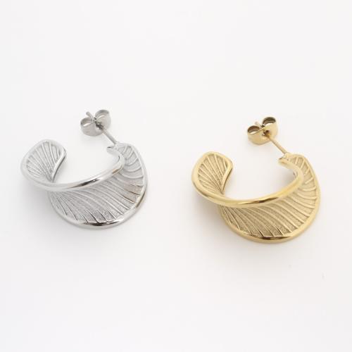 Серьги из нержавеющей стали, Нержавеющая сталь 304, вакуумное ионное покрытие, ювелирные изделия моды & Женский, Много цветов для выбора продается PC