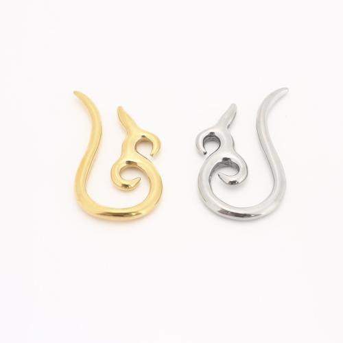 Pendentifs en acier inoxydable, Acier inoxydable 304, Placage ionique sous vide, DIY & creux, plus de couleurs à choisir Vendu par PC