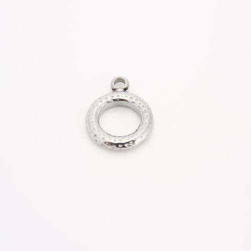 ステンレス鋼中空ペンダント, 304ステンレススチール, ラウンド形, DIY & くり抜き, オリジナルカラー 穴:約 2.5mm, 売り手 パソコン