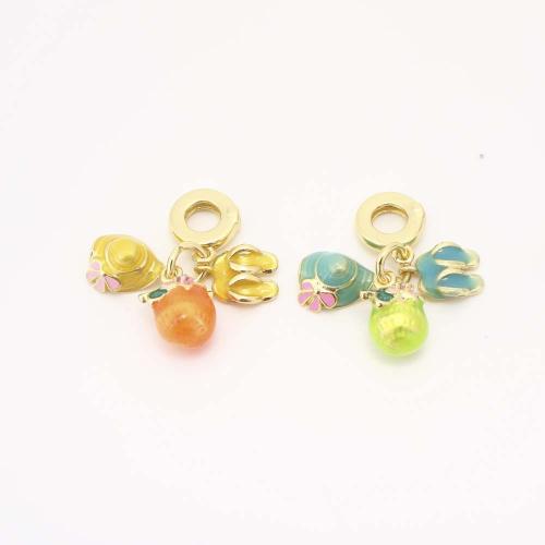 Enamel Brass Pendants, DIY 
