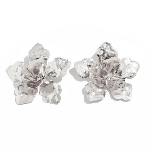 Iron Stud Earring, plated, fashion jewelry & for woman & enamel 