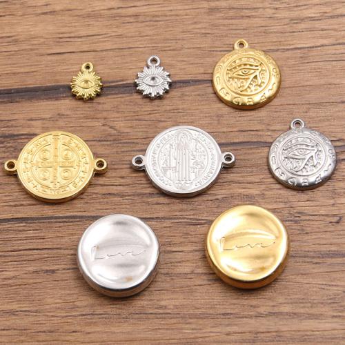 Pendentifs en acier inoxydable, Acier inoxydable 304, Placage, DIY & normes différentes pour le choix, plus de couleurs à choisir Vendu par sac