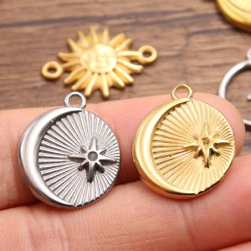 Pendentifs en acier inoxydable, Acier inoxydable 304, Placage, DIY & normes différentes pour le choix, plus de couleurs à choisir Vendu par sac