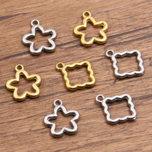 Pendentifs en acier inoxydable, Acier inoxydable 304, Placage, DIY, plus de couleurs à choisir Vendu par sac