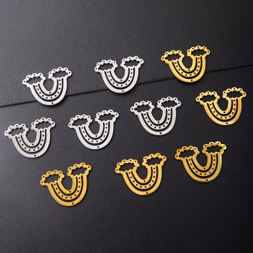 Pendentifs en acier inoxydable, Acier inoxydable 304, Nuage, Placage, DIY, plus de couleurs à choisir Vendu par sac