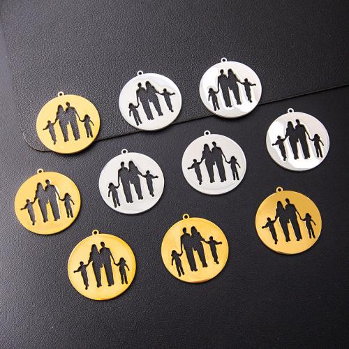 Pendentif creux en acier inoxydable, Acier inoxydable 304, Placage, DIY, plus de couleurs à choisir Vendu par sac