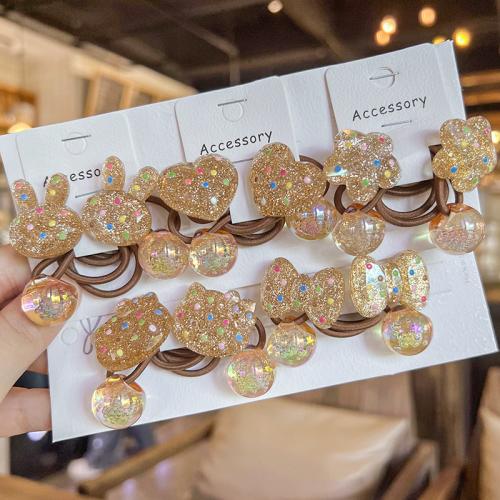 Ponytail Holder, Acrylic, fashion jewelry 