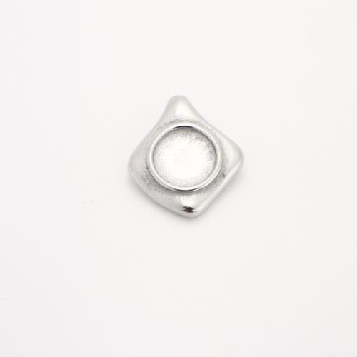 Monture de pendentif en acier inoxydable, Acier inoxydable 304, DIY, couleur originale Inner diameter of the pallet :10mm., Vendu par PC